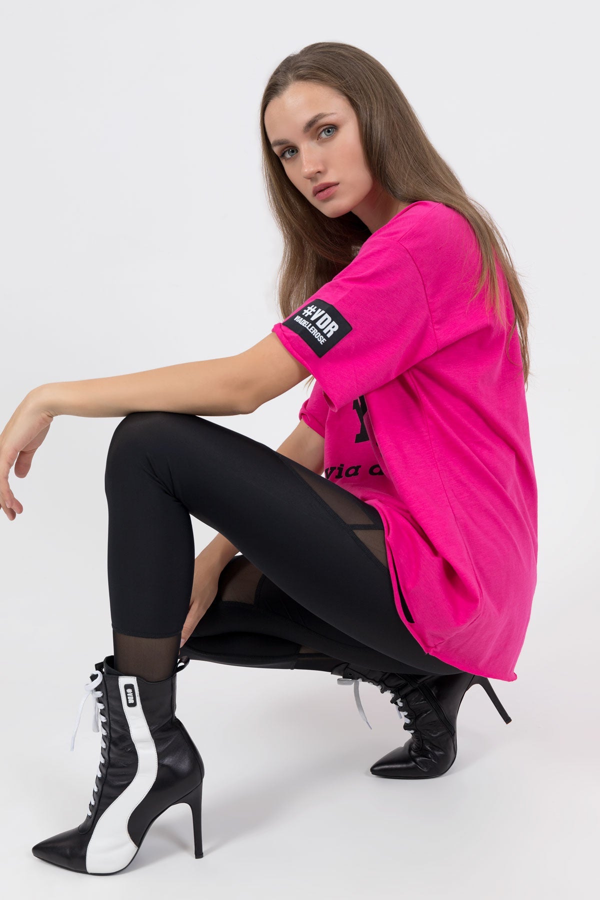 Siyah Beyaz Ayakkabi Cheerleader