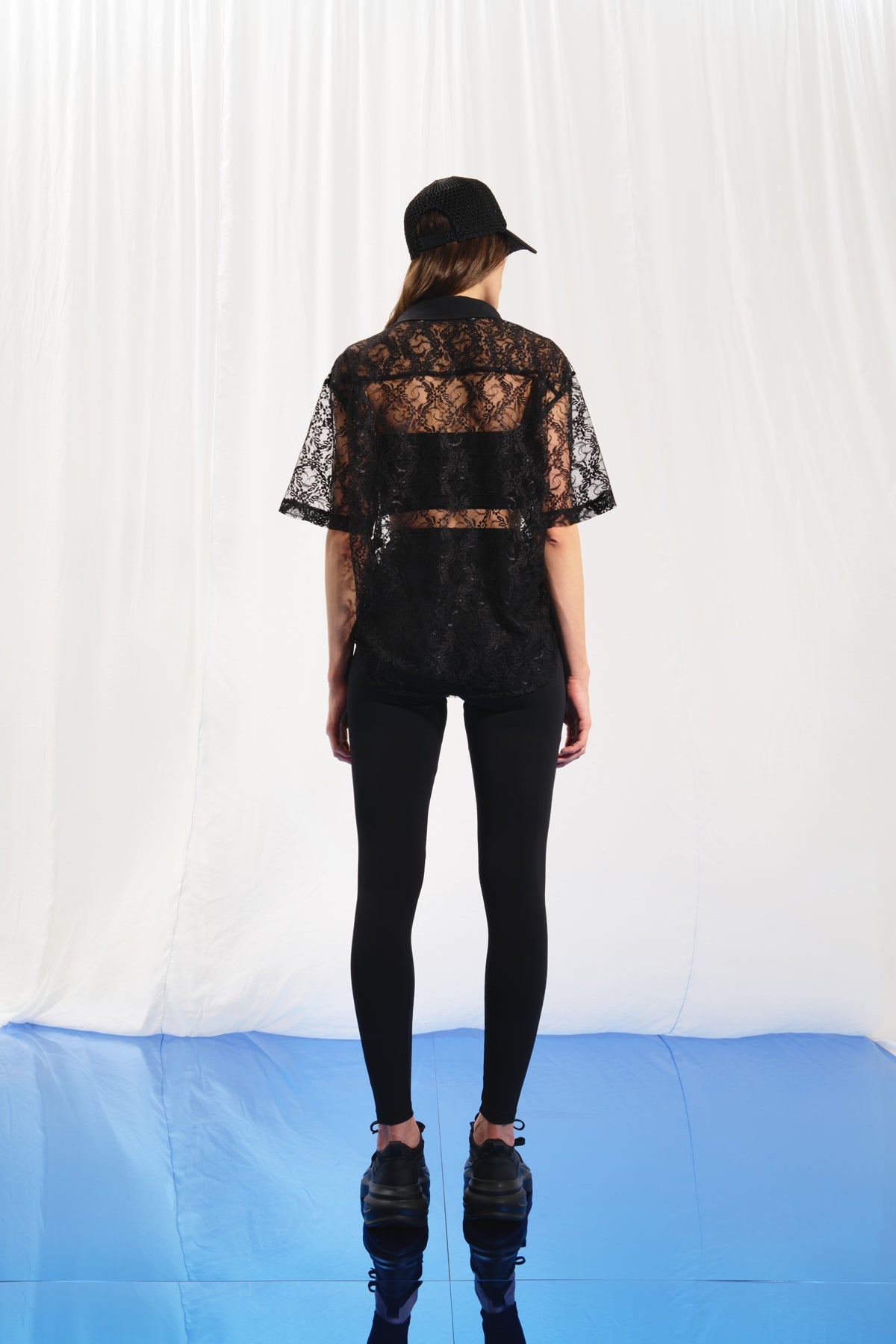 Siyah SPOR Sapka Fok