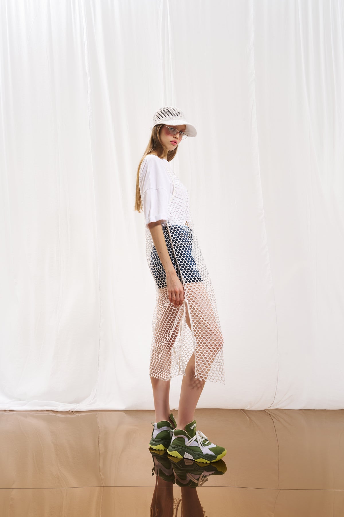 Beyaz SPOR Sapka Fok