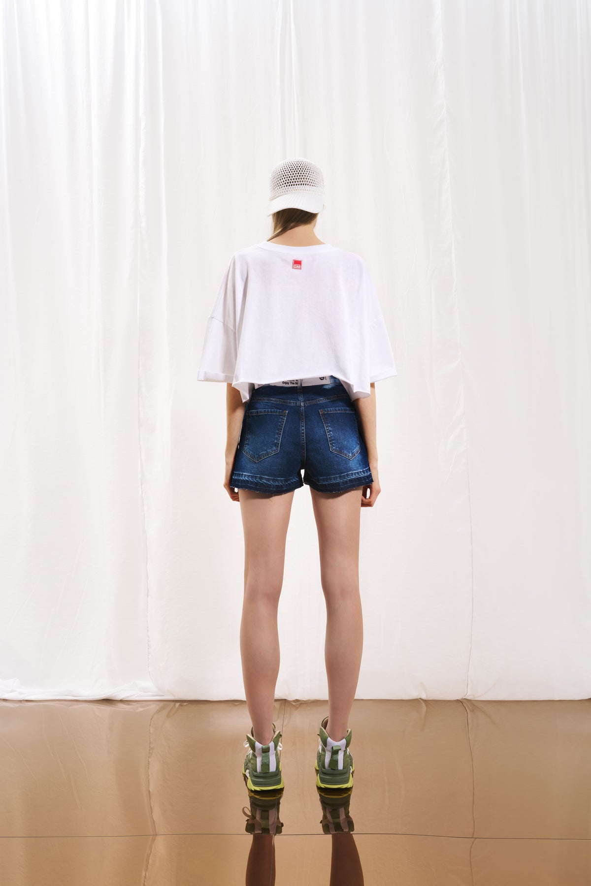 Beyaz SPOR Sapka Fok