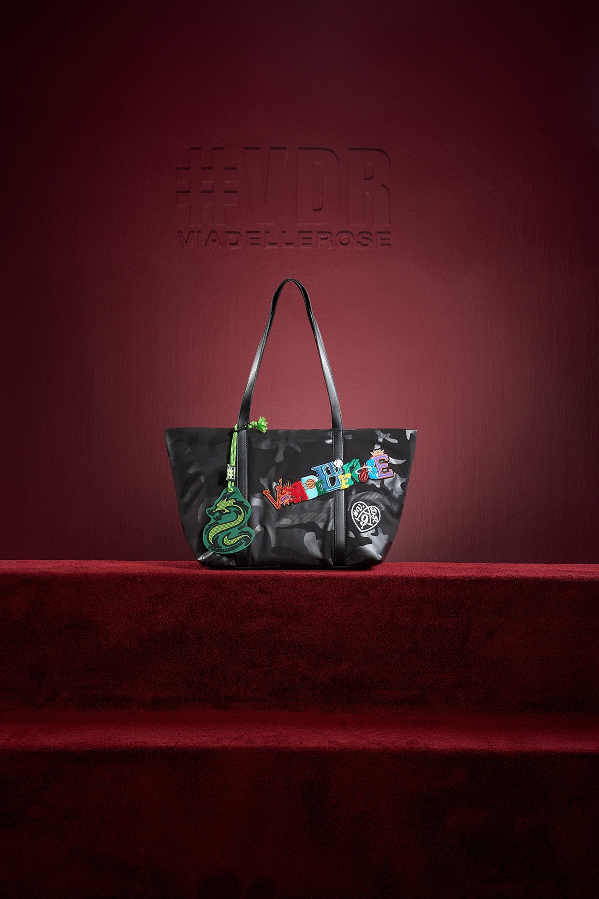 Siyah Kamuflaj Çanta Gp