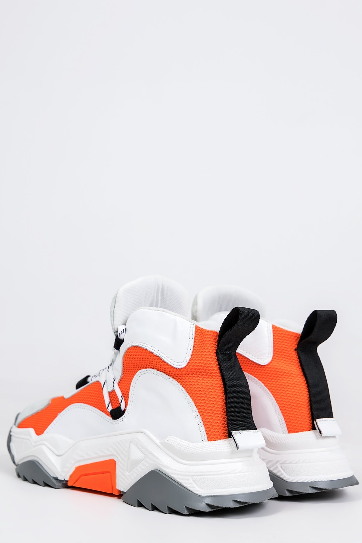 Beyaz Turuncu Spor Ayakkabi Lee