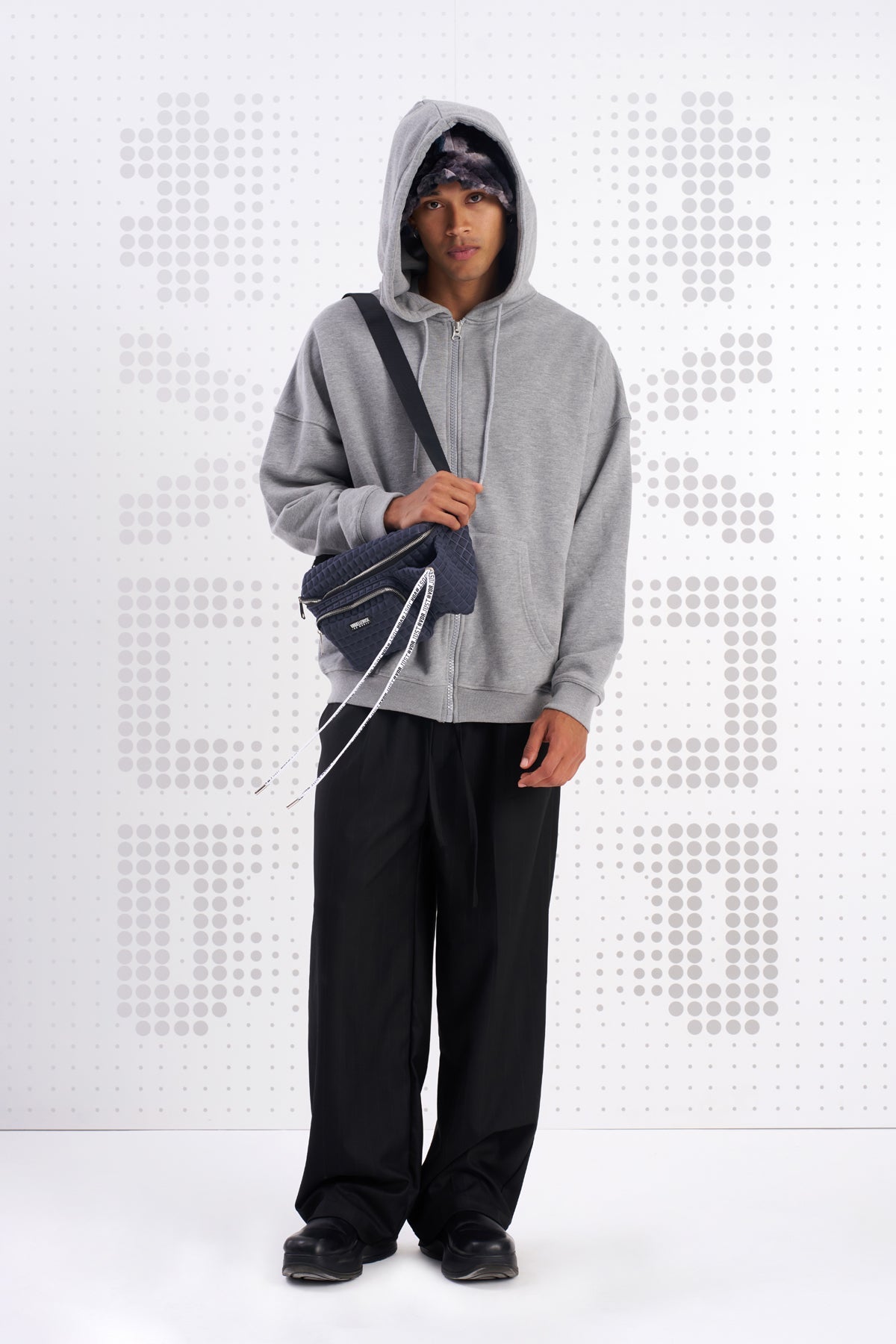 Gri Melanj Sweatshirt Moto