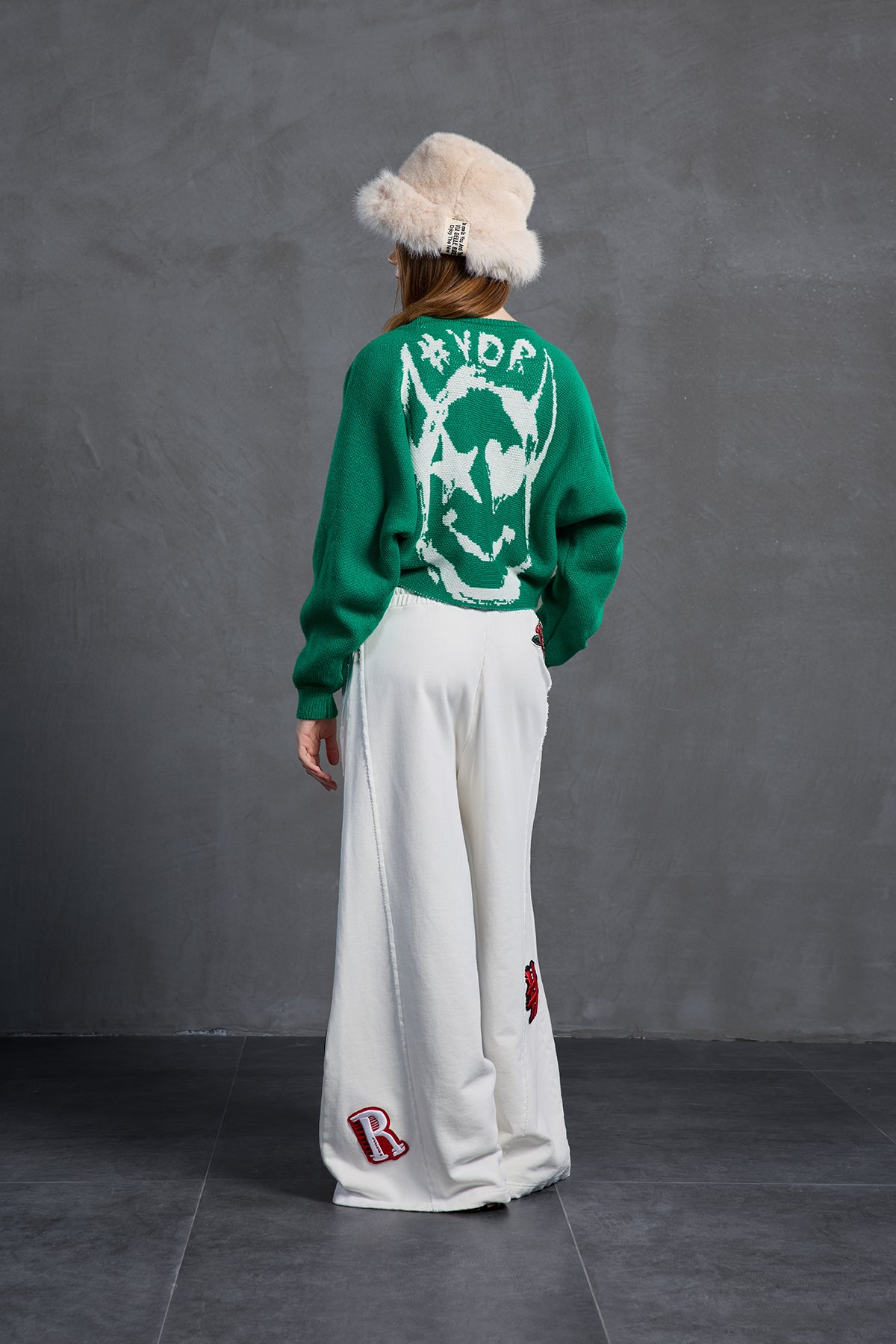 Bej Kürk Görünümlü Bucket Sapka Peter