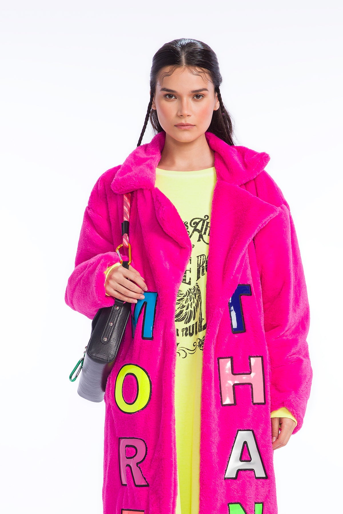 Siyah Beyaz Çanta Postbox