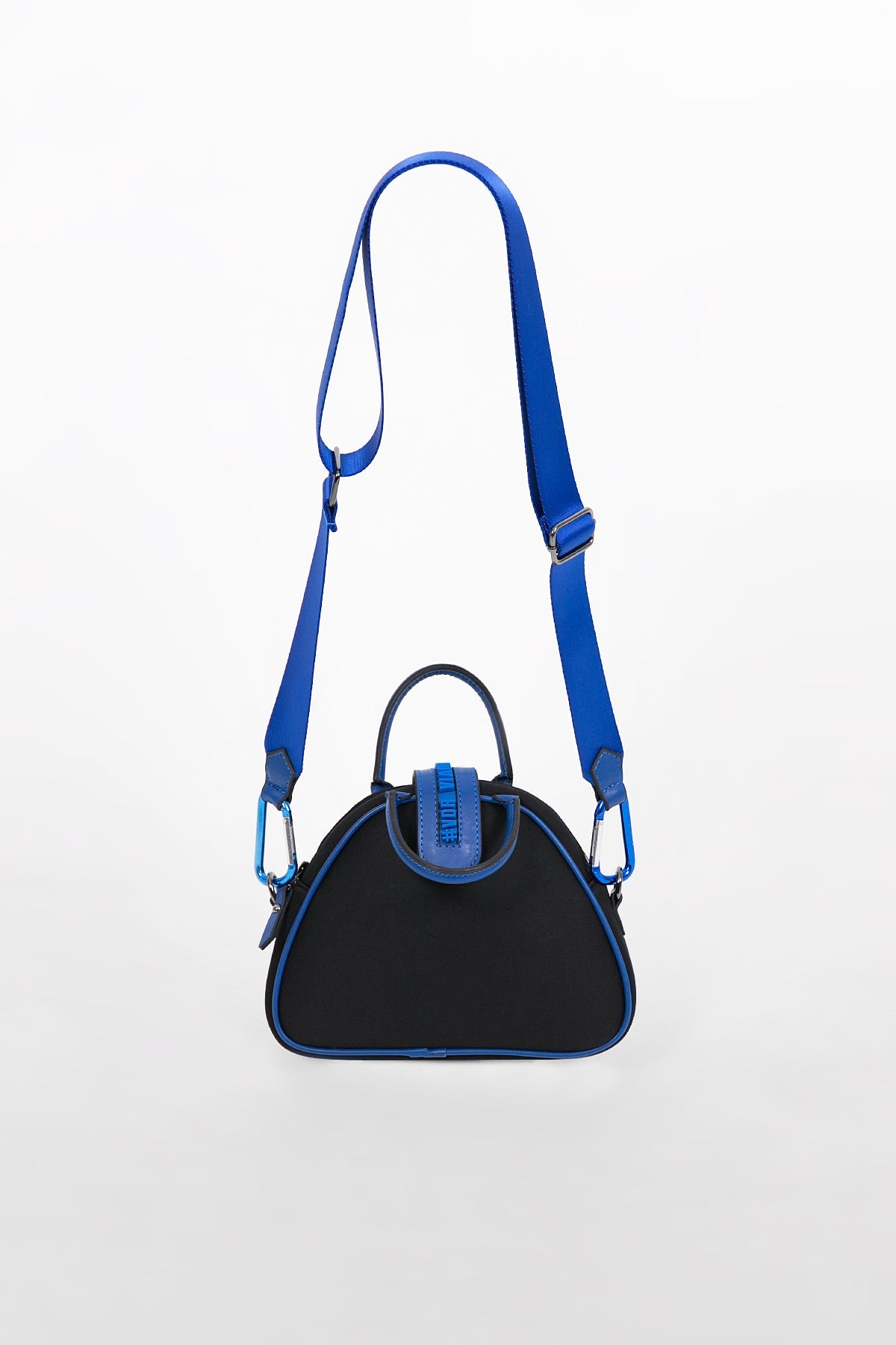 Siyah Saks Mavisi Çanta Pyramid