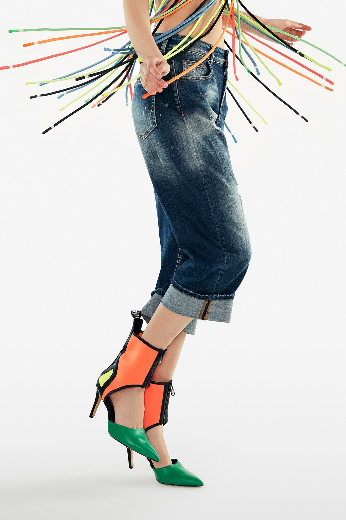 Çok Renkli Ayakkabi Samba