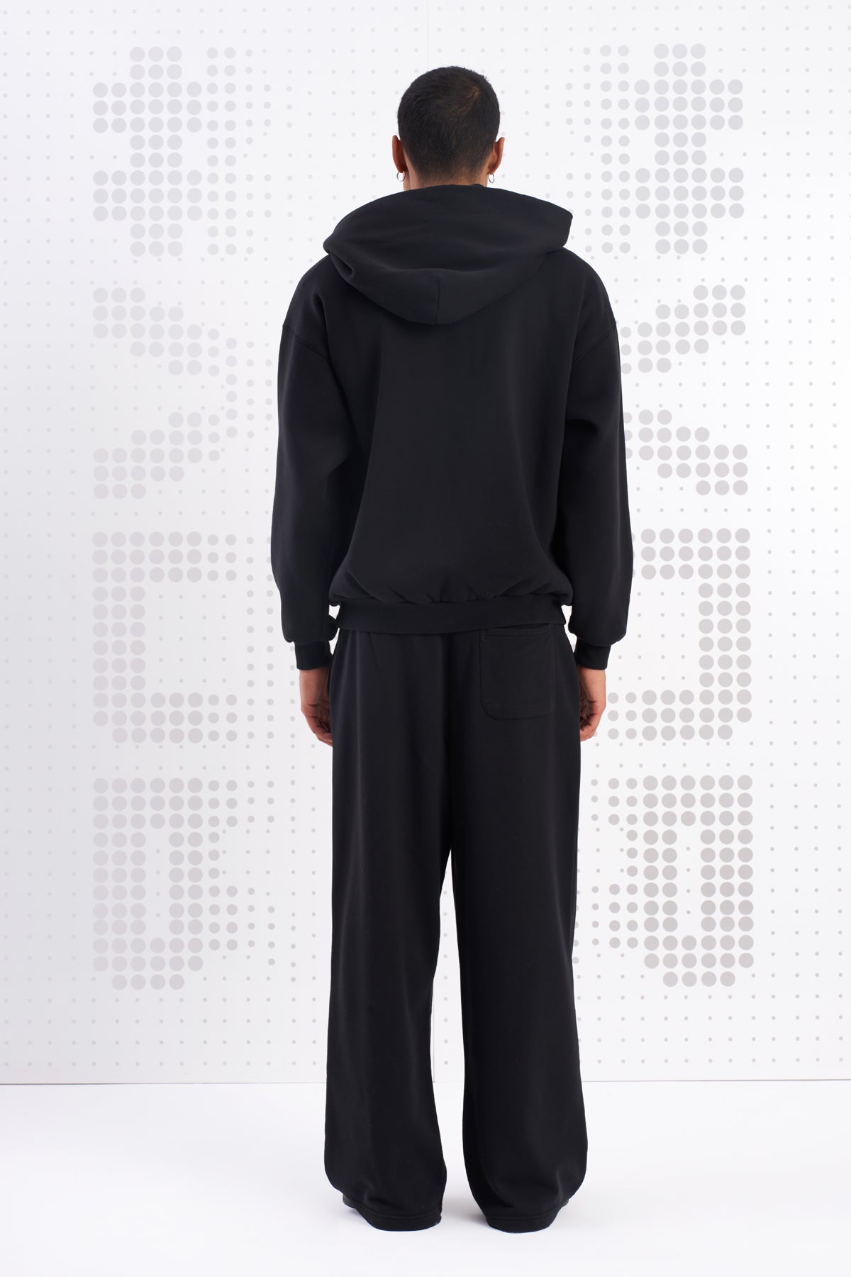 Siyah Sweatshirt Suita
