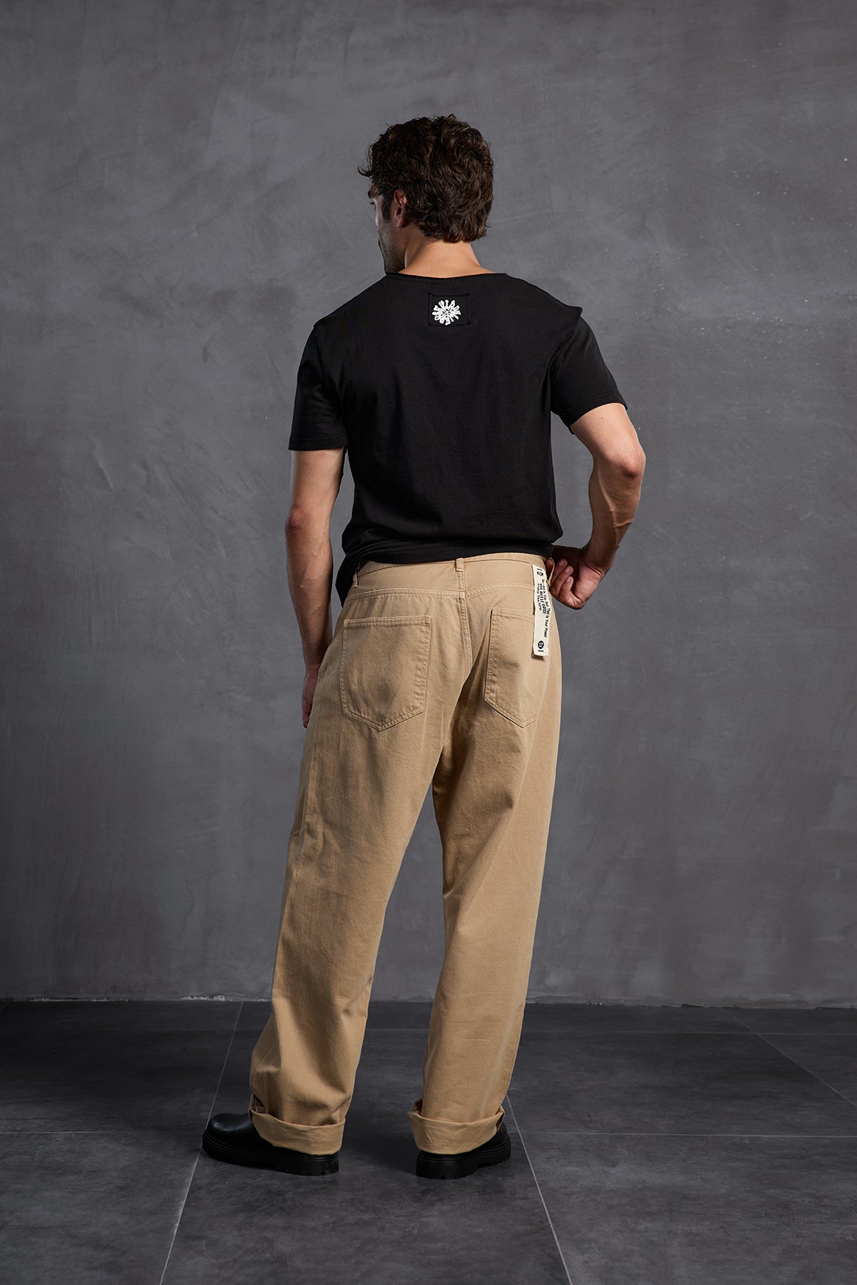 Bej Baggy Pantolon 10014