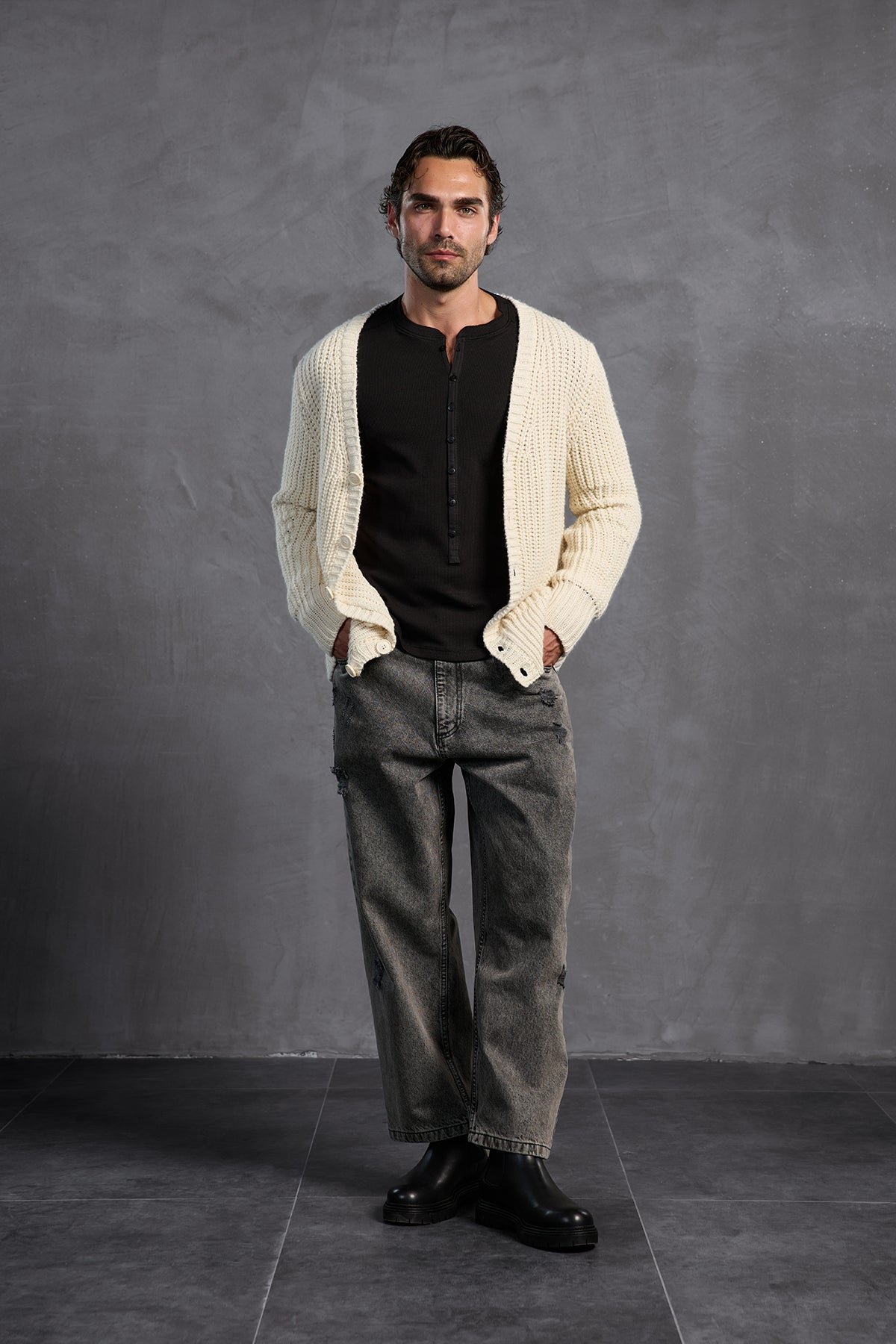 Siyah Baggy  Pantolon 10017