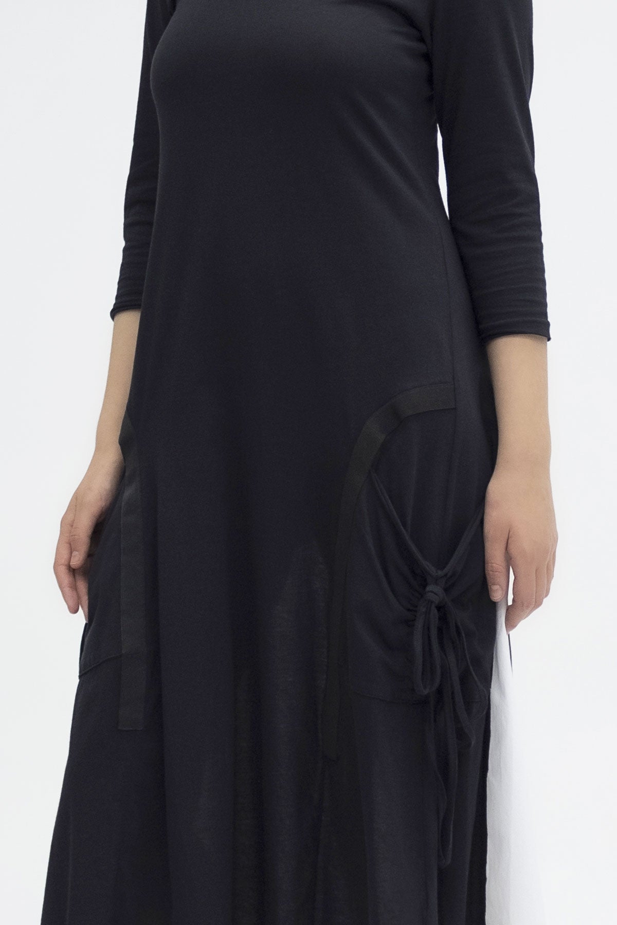 Siyah Beyaz Elbise 3099