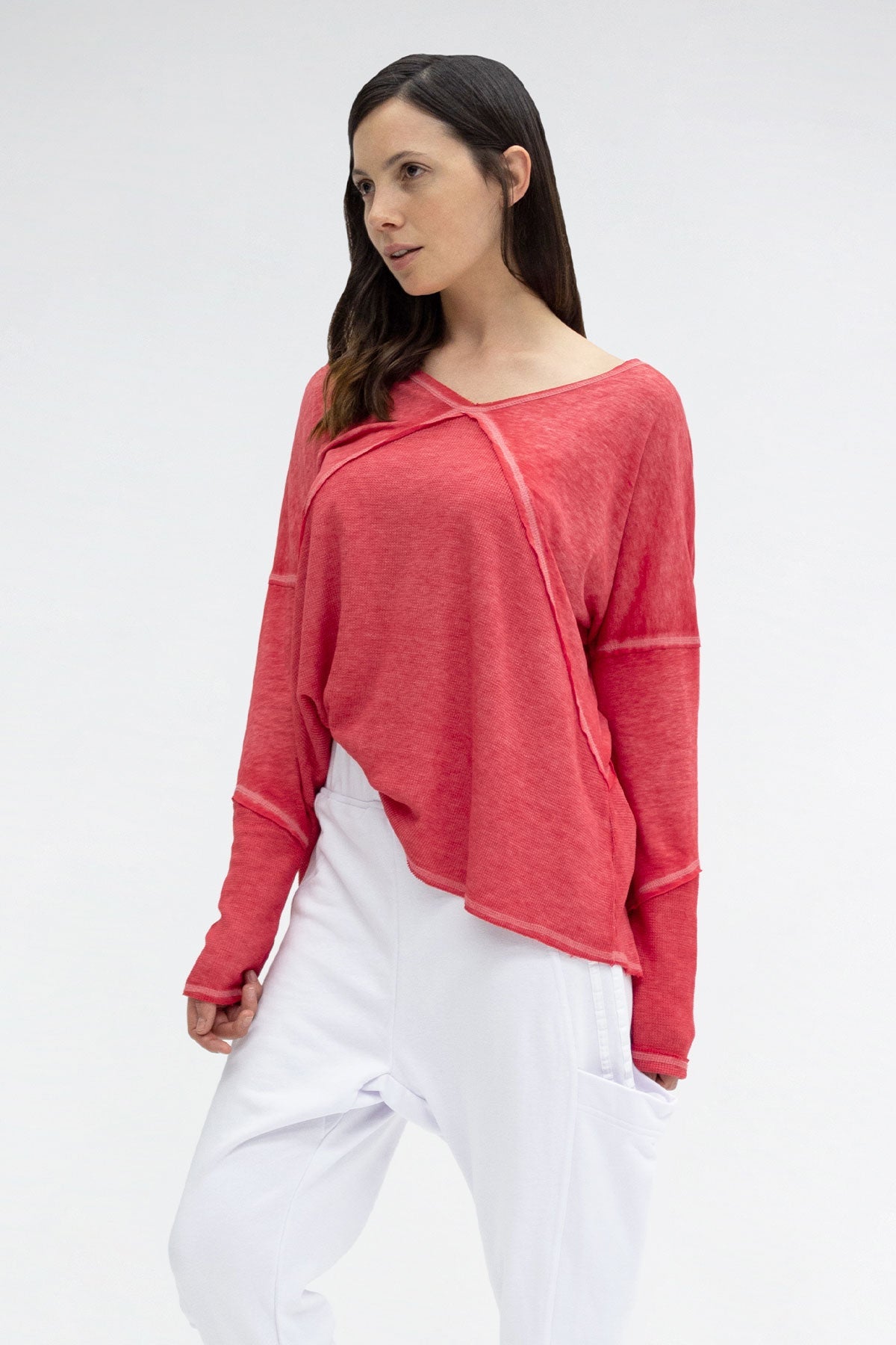 Kirmizi Uzun T-shirt 3168