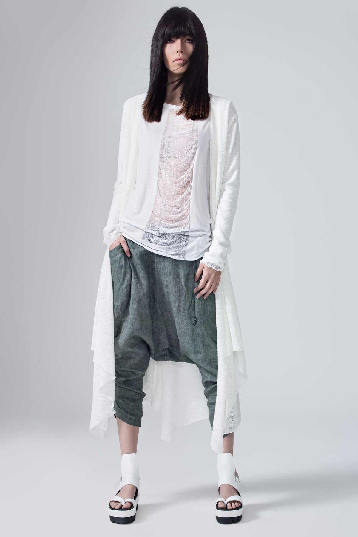 Krem Ceket 3249