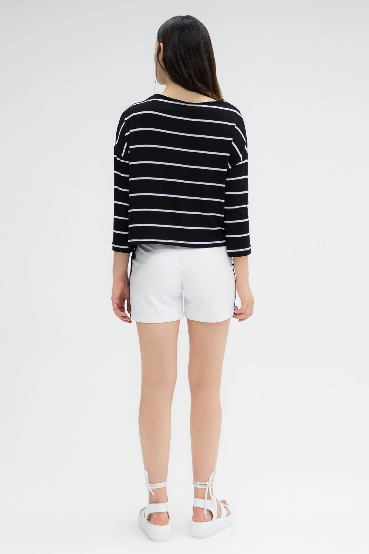 Siyah Beyaz T-shirt 3351