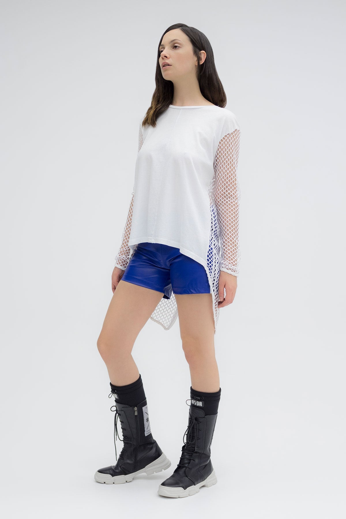 Beyaz Uzun T-shirt 3421