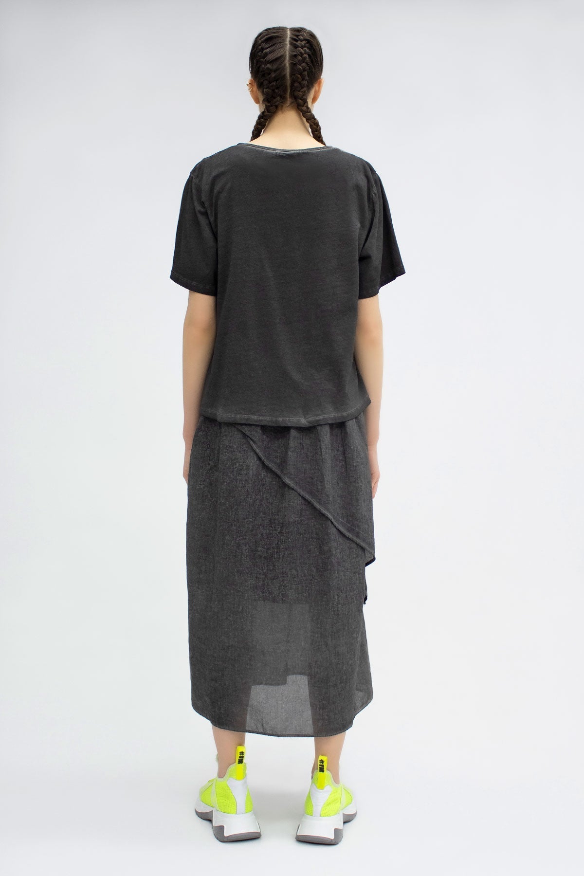 Antrasit Elbise 5006