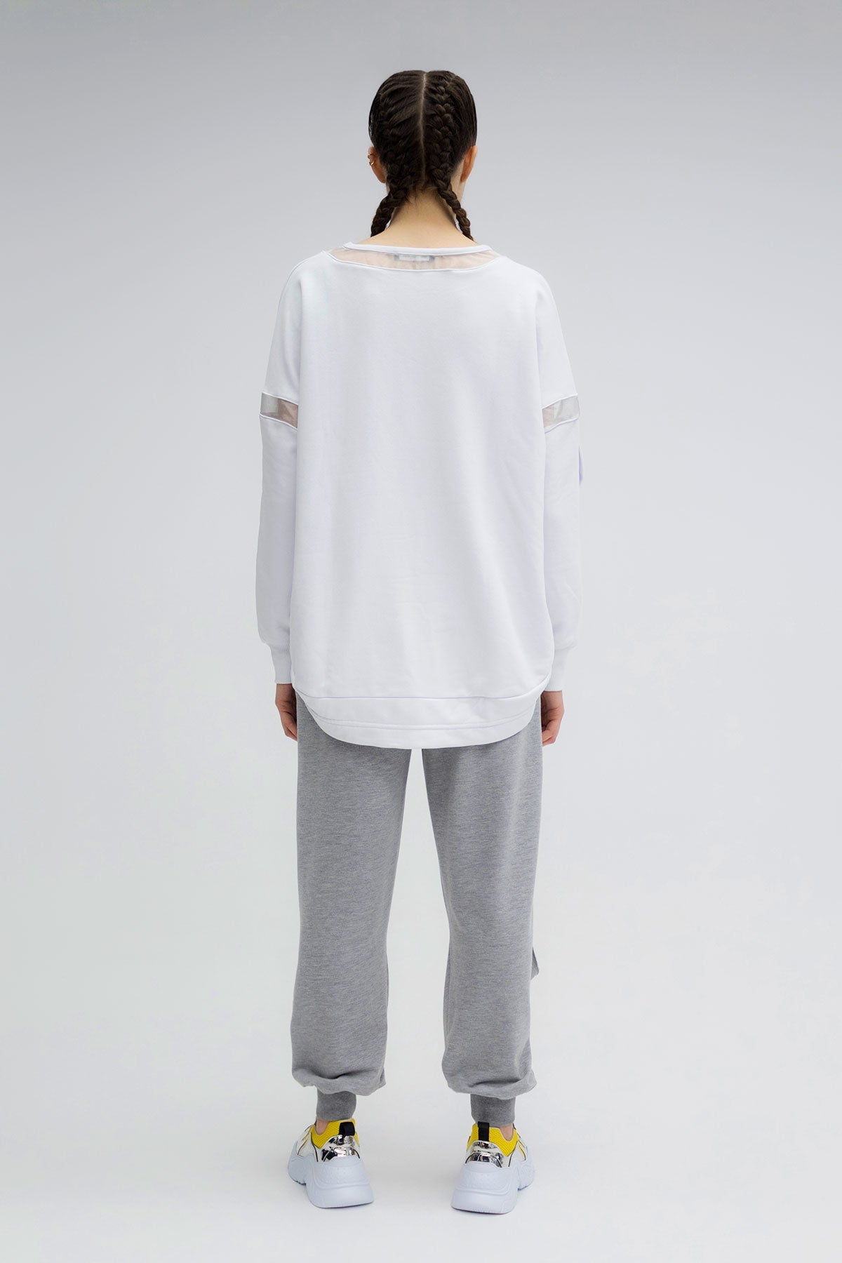 Beyaz Sweatshirt 5025