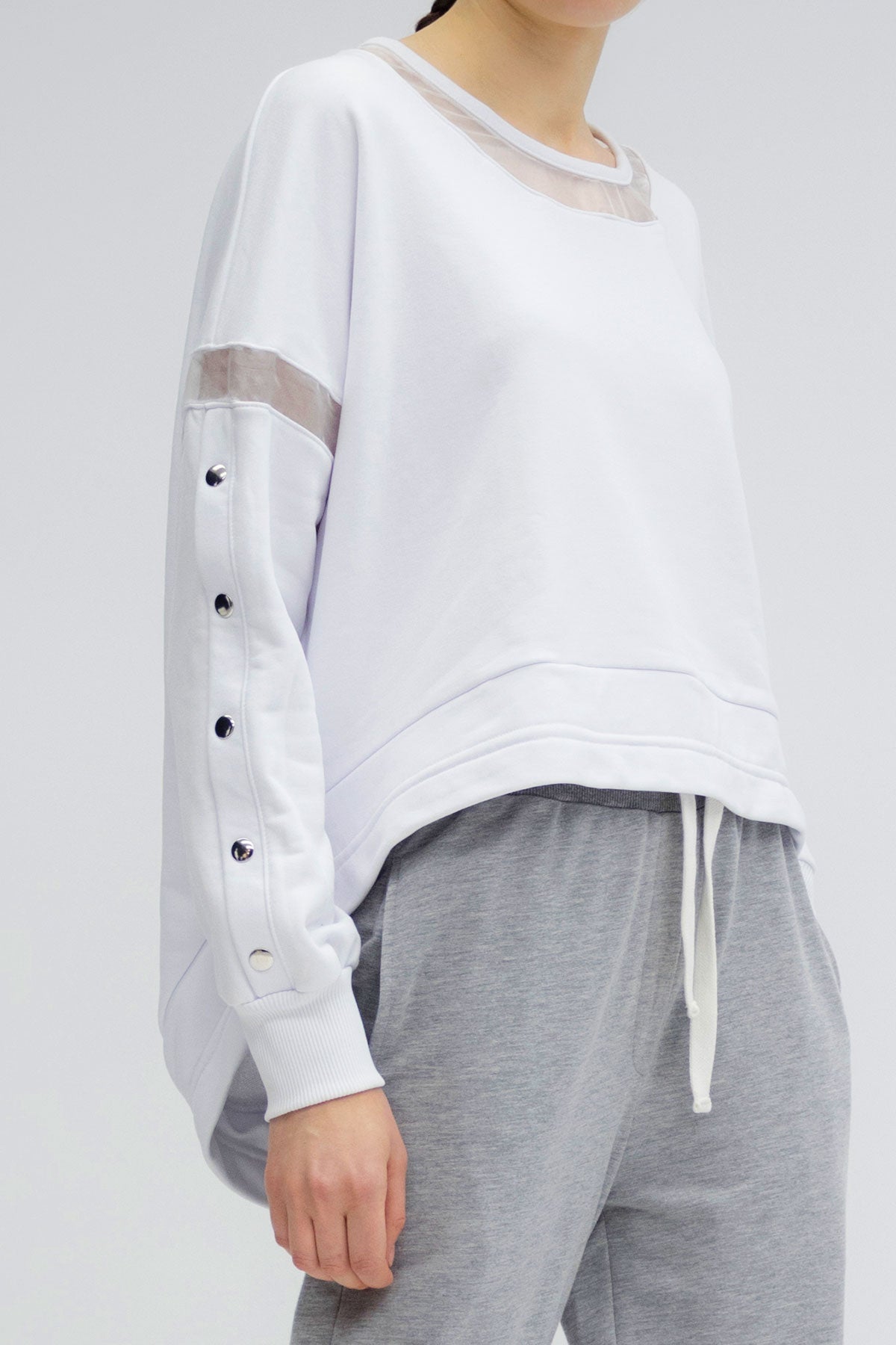 Beyaz Sweatshirt 5025