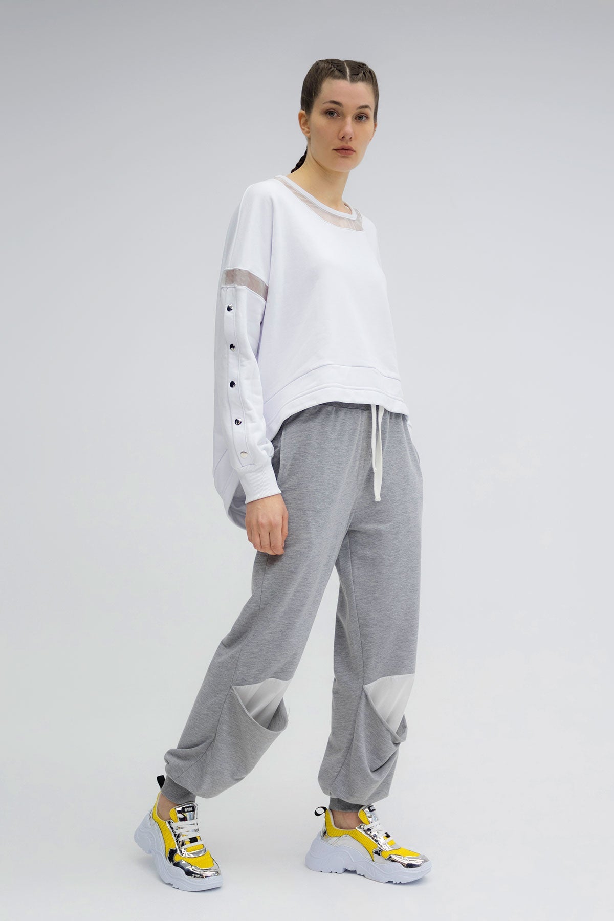 Beyaz Sweatshirt 5025