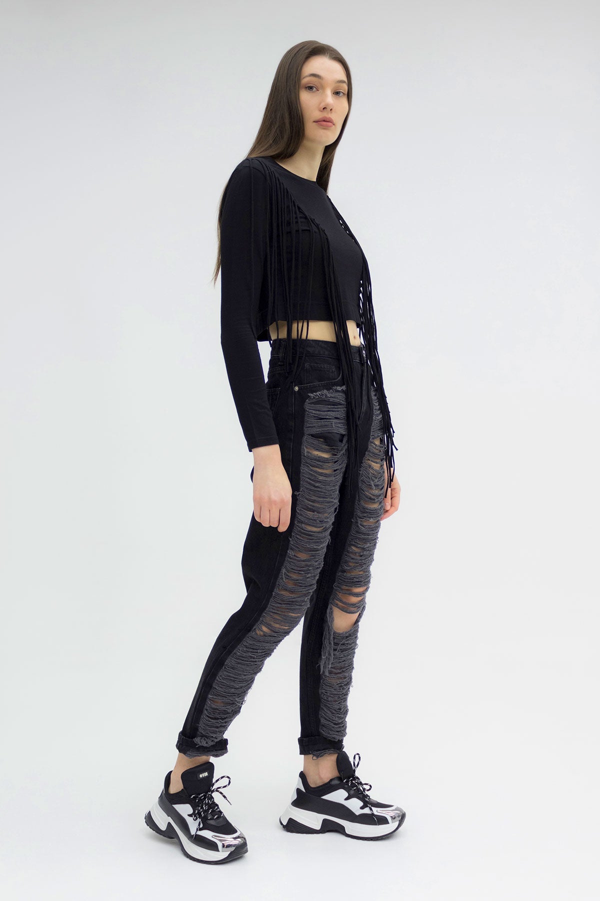 Siyah Uzun T-shirt 5360