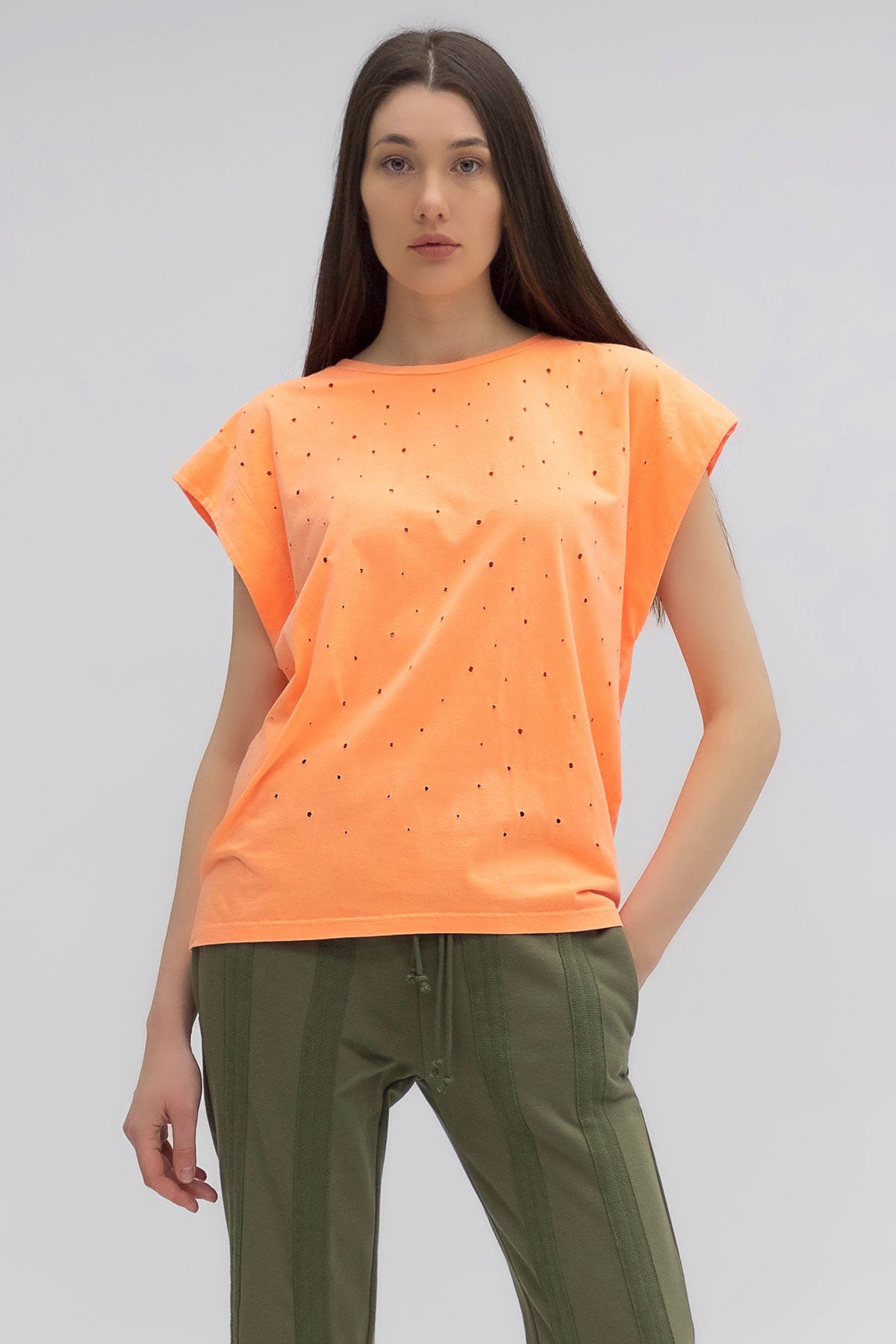 Turuncu Neon T-shirt 5514