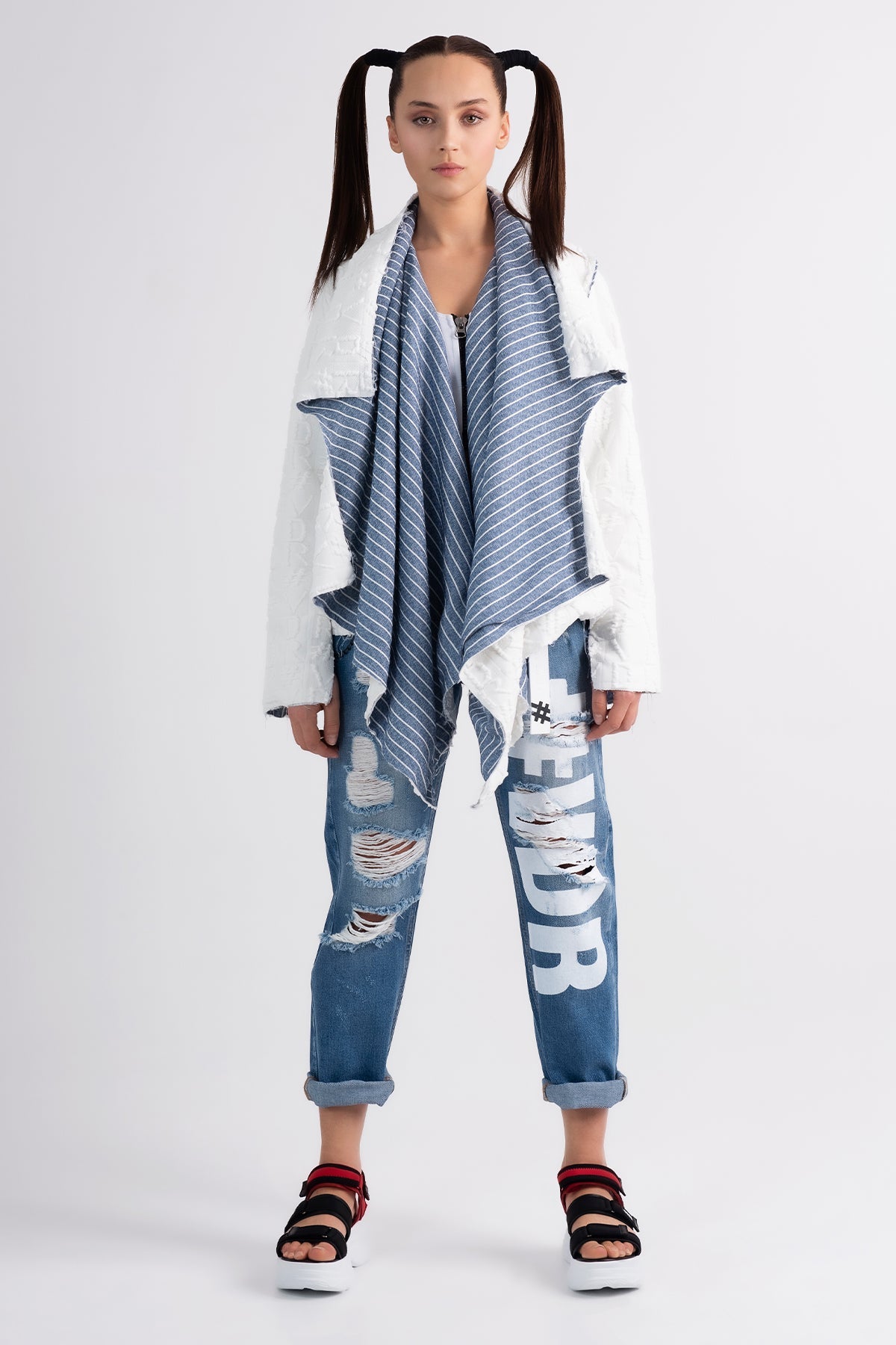 Ekru Indigo Ceket 7050
