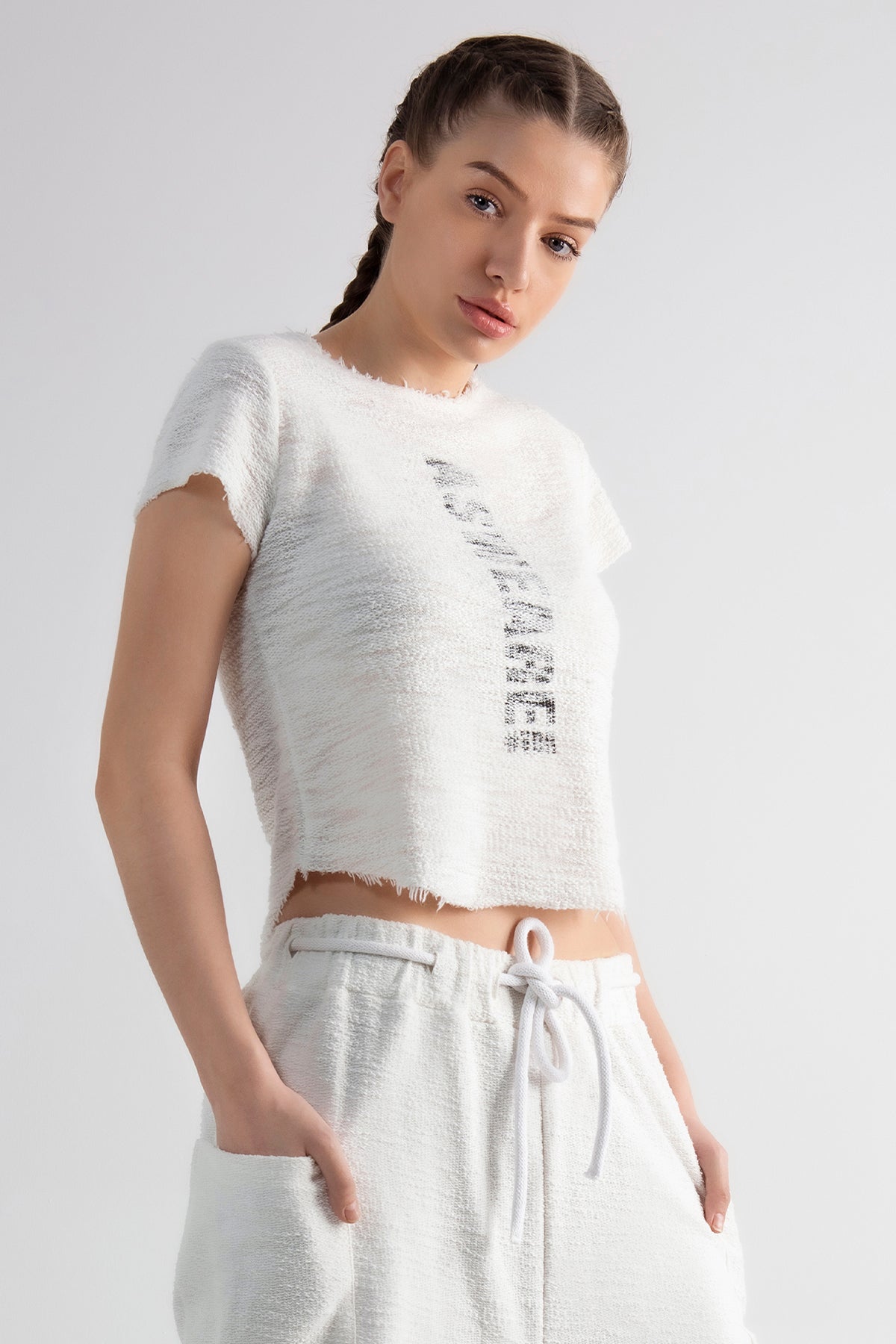 Ekru Sweatshirt 7065