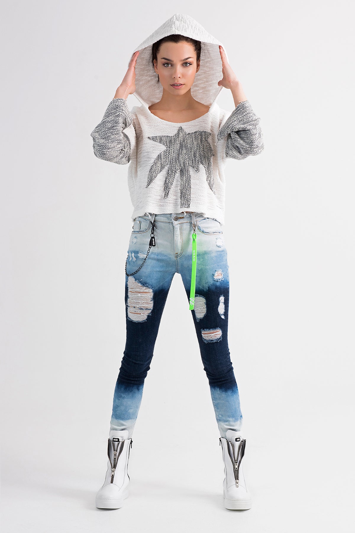 Çok Renkli Sweatshirt 7132