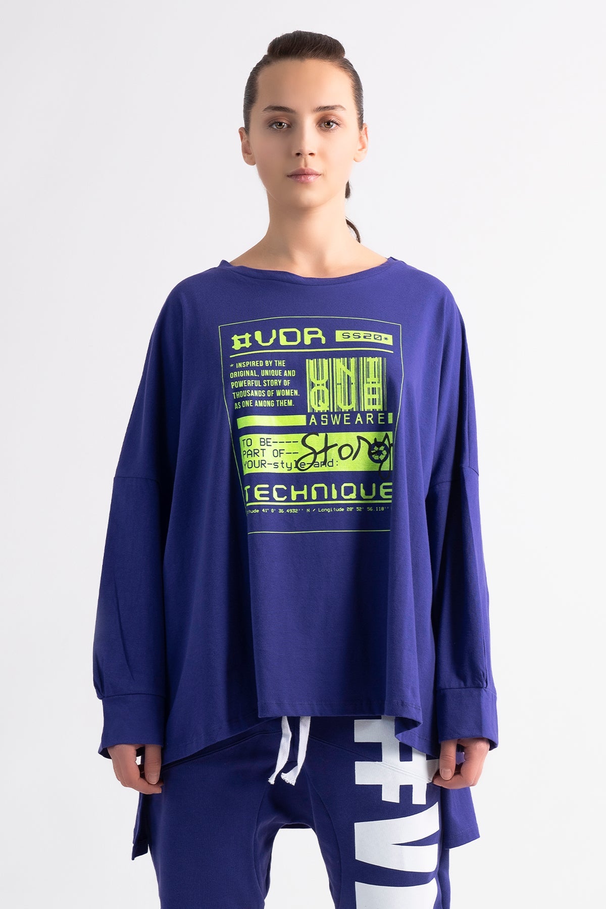 Mor Uzun T-shirt 7169