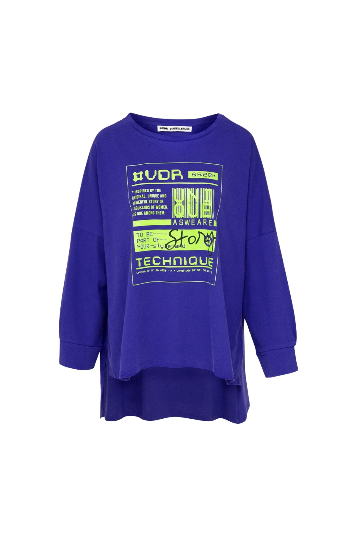 Mor Uzun T-shirt 7169