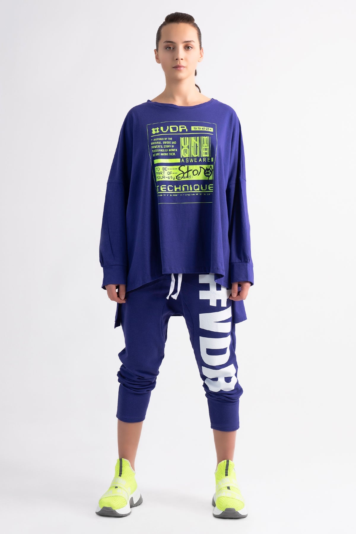 Mor Uzun T-shirt 7169