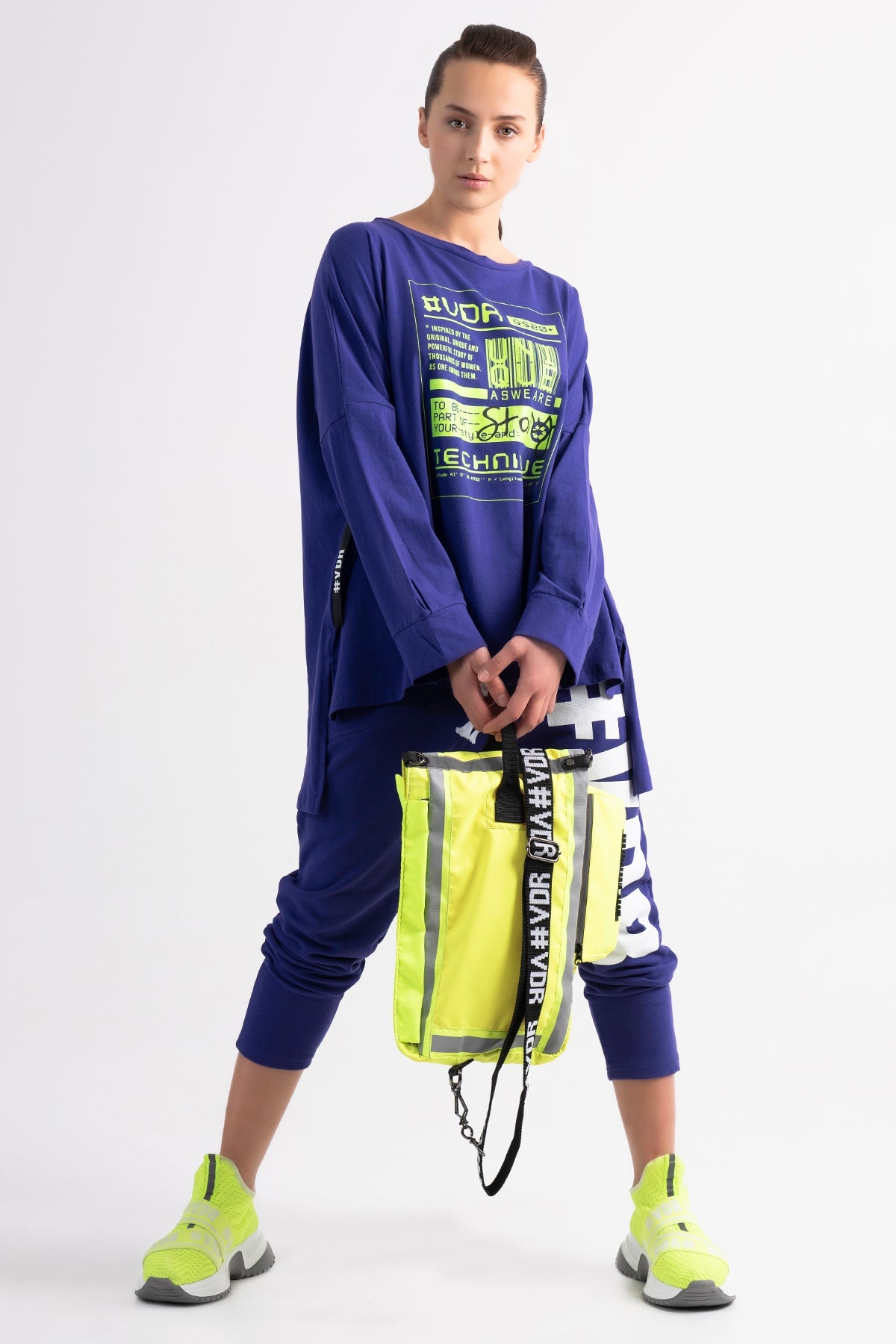 Mor Uzun T-shirt 7169