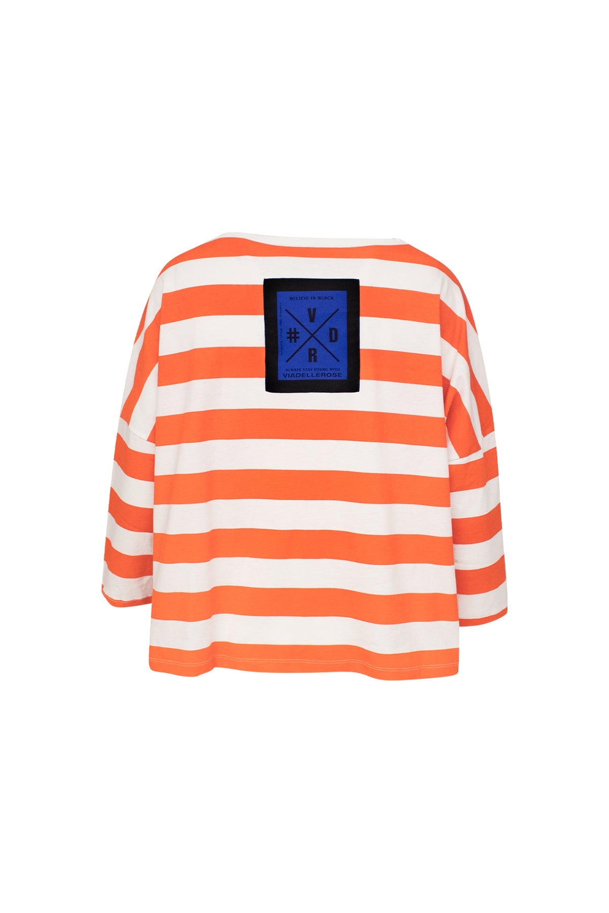 Beyaz Turuncu Uzun T-shirt 7173