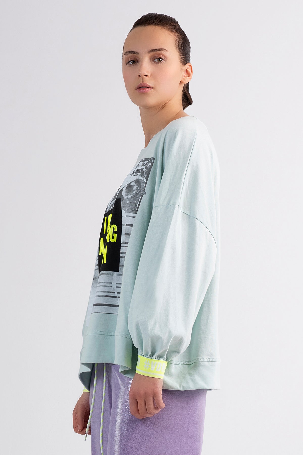 Beyaz Sweatshirt 7174