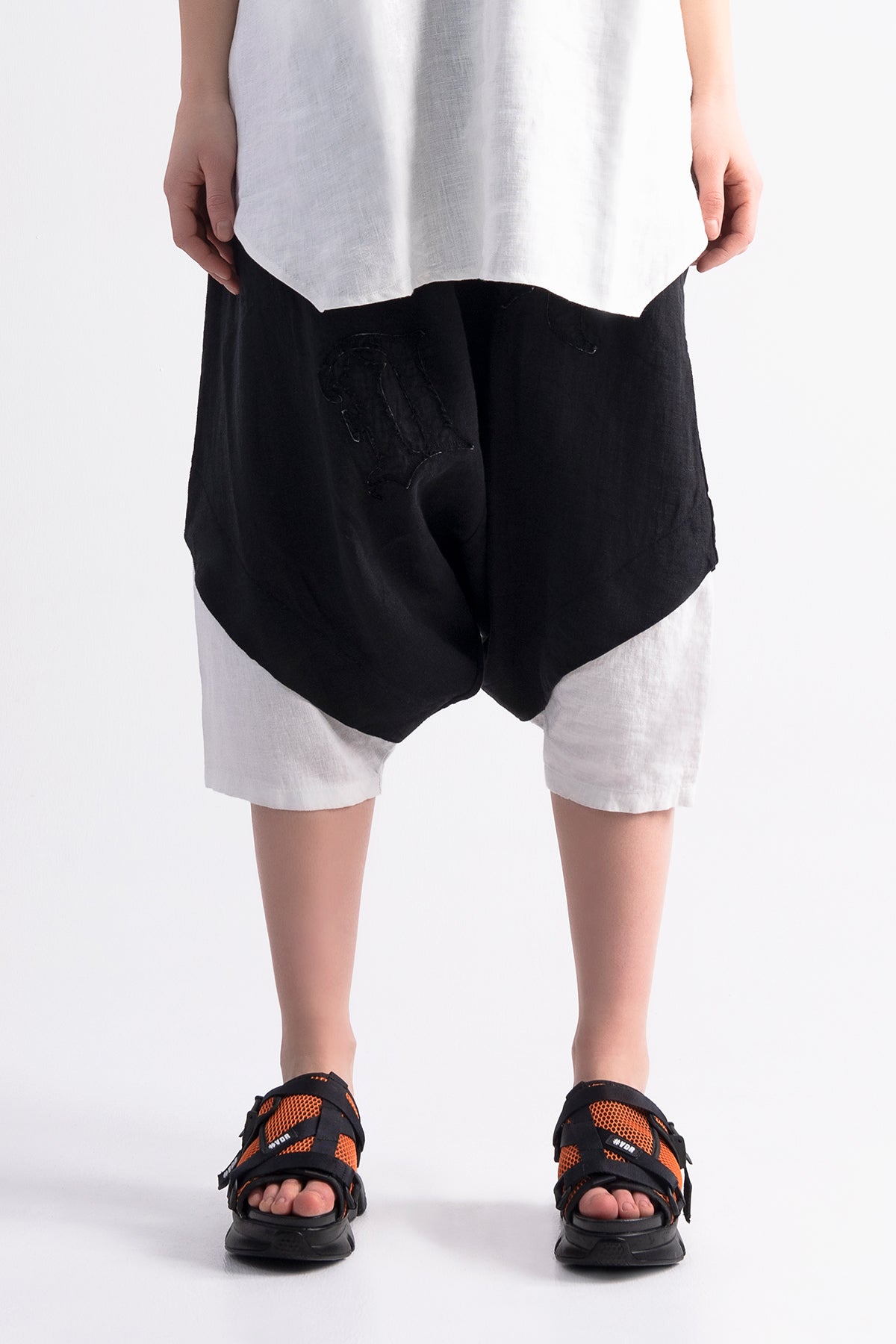 Siyah Beyaz Pantolon 7269