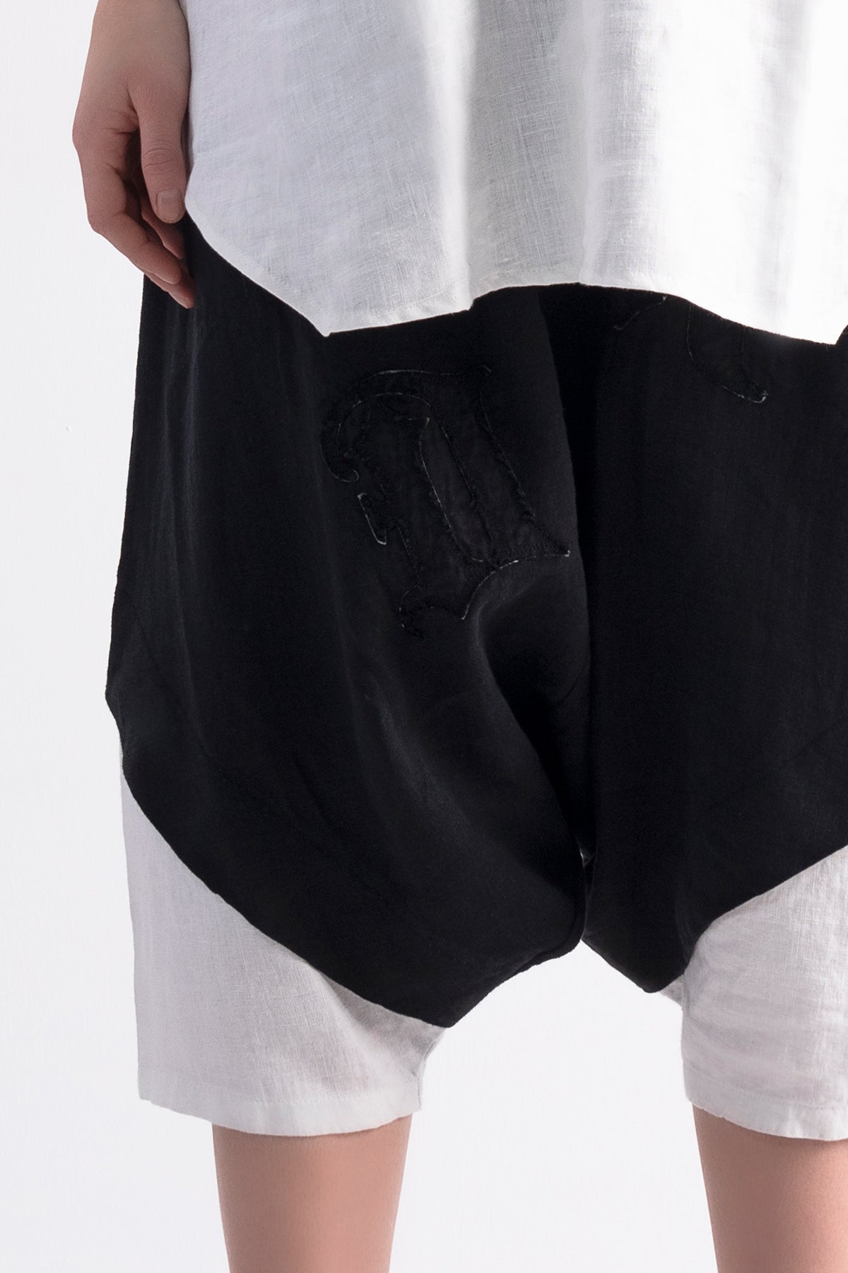 Siyah Beyaz Pantolon 7269