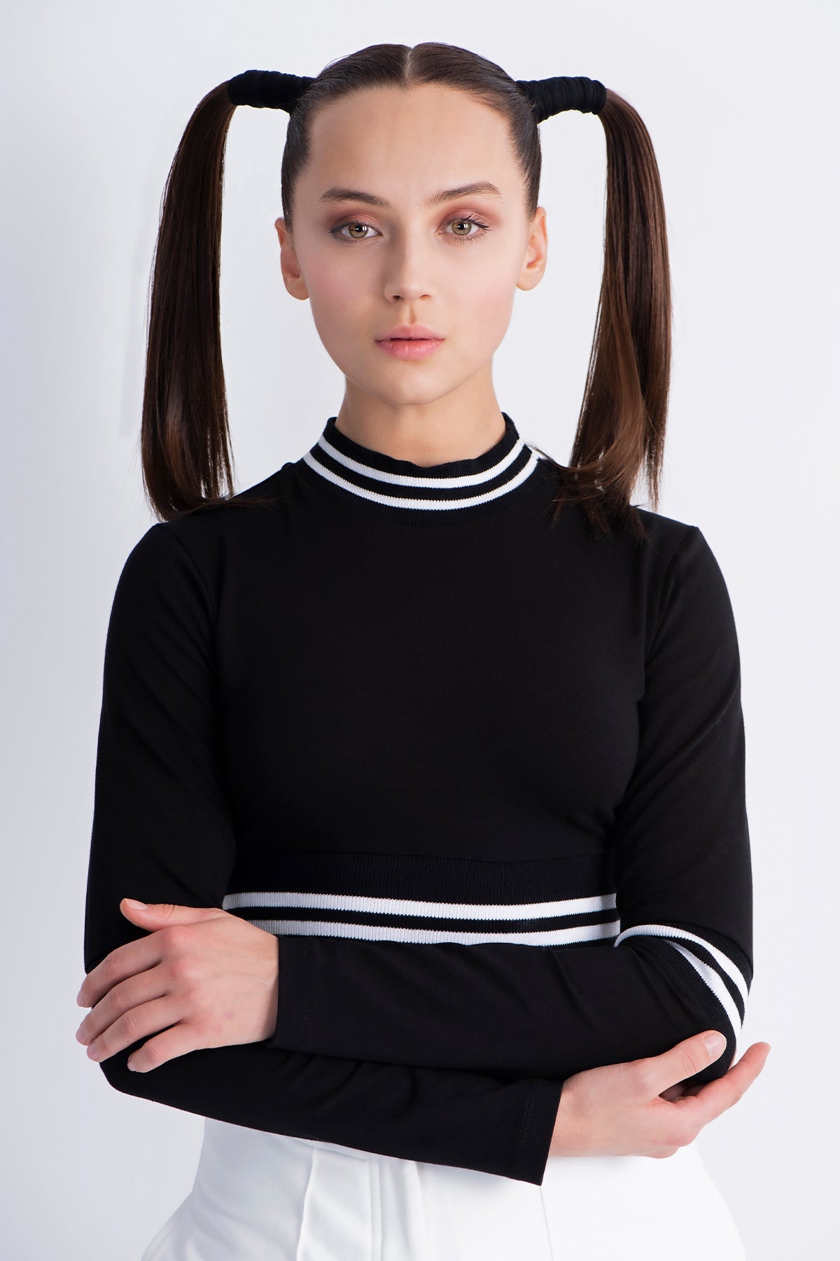 Beyaz Uzun T-shirt 7353