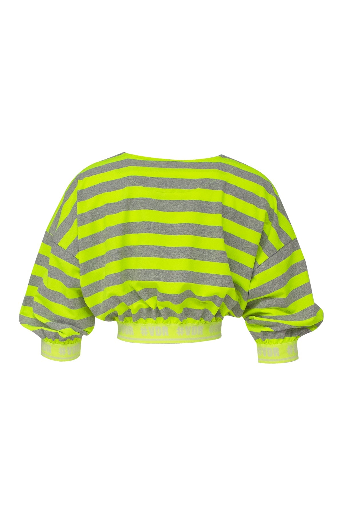 Sari Neon Gri Melanj Ceket 7366