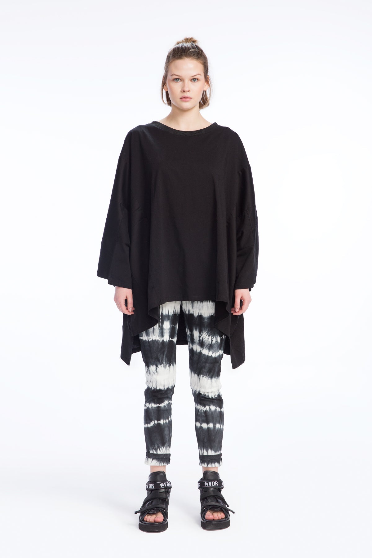 Siyah Beyaz Pantolon 9006