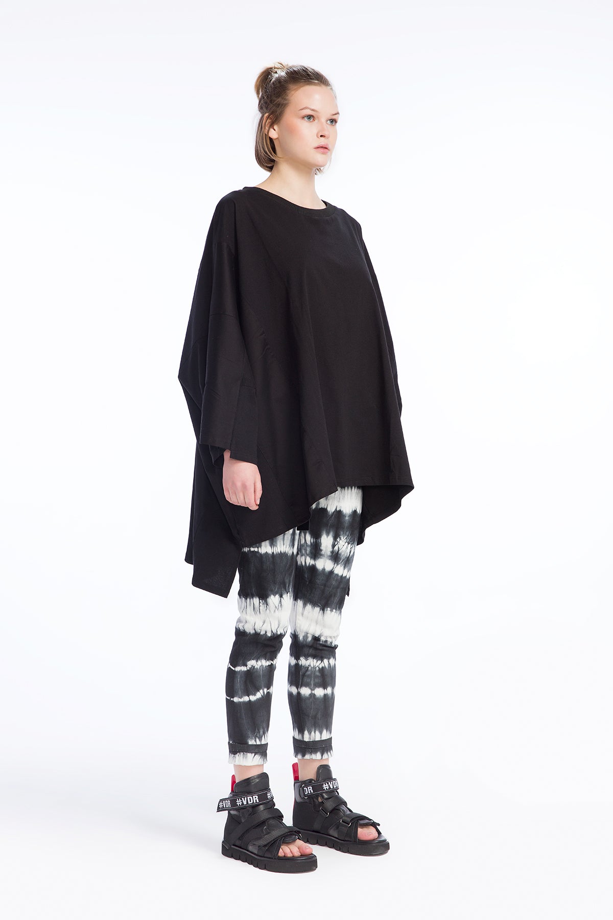 Siyah Beyaz Pantolon 9006