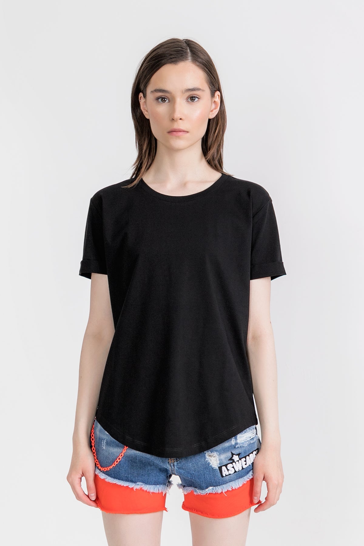 Mavi Turuncu Sort 9011