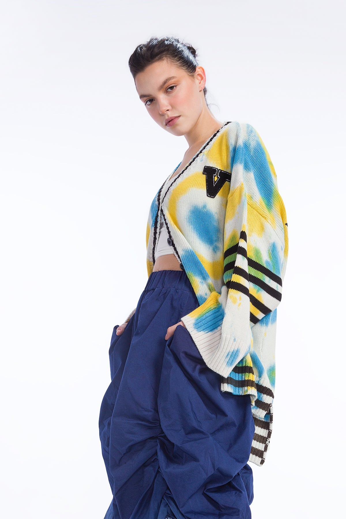 Sari Mavi Hirka 9032