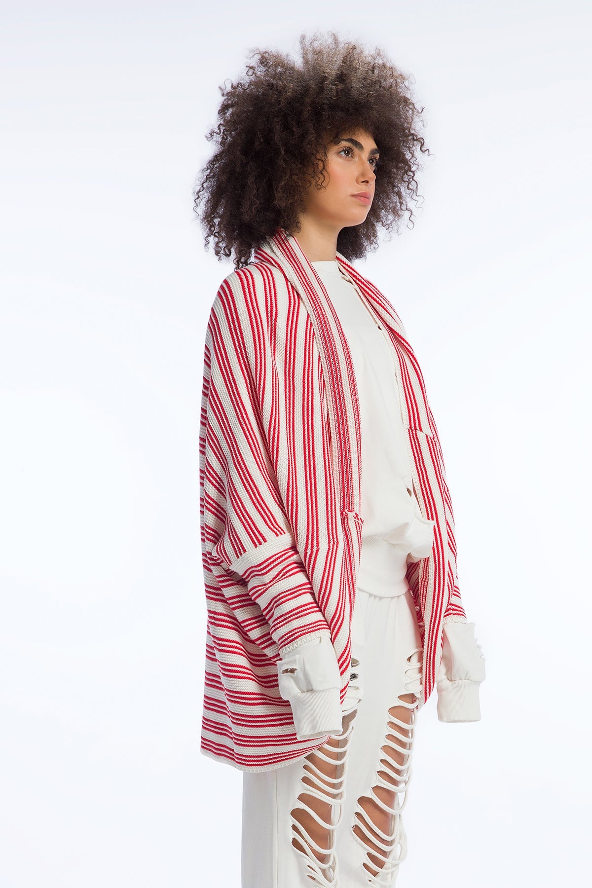 Ekru Kirmizi Hirka 9036