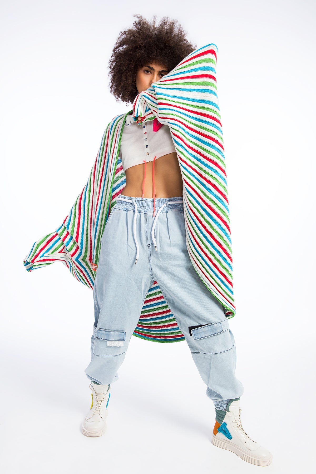 Çok Renkli Hirka 9039