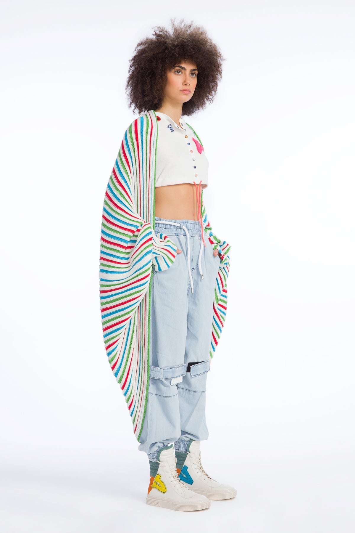 Çok Renkli Hirka 9039