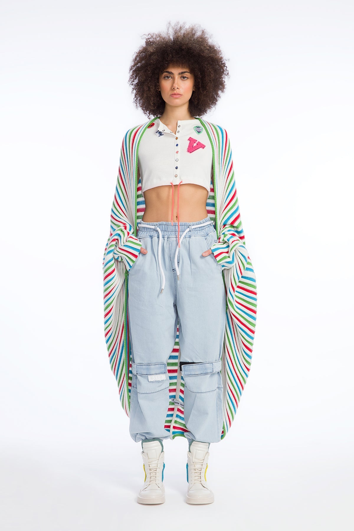 Çok Renkli Hirka 9039