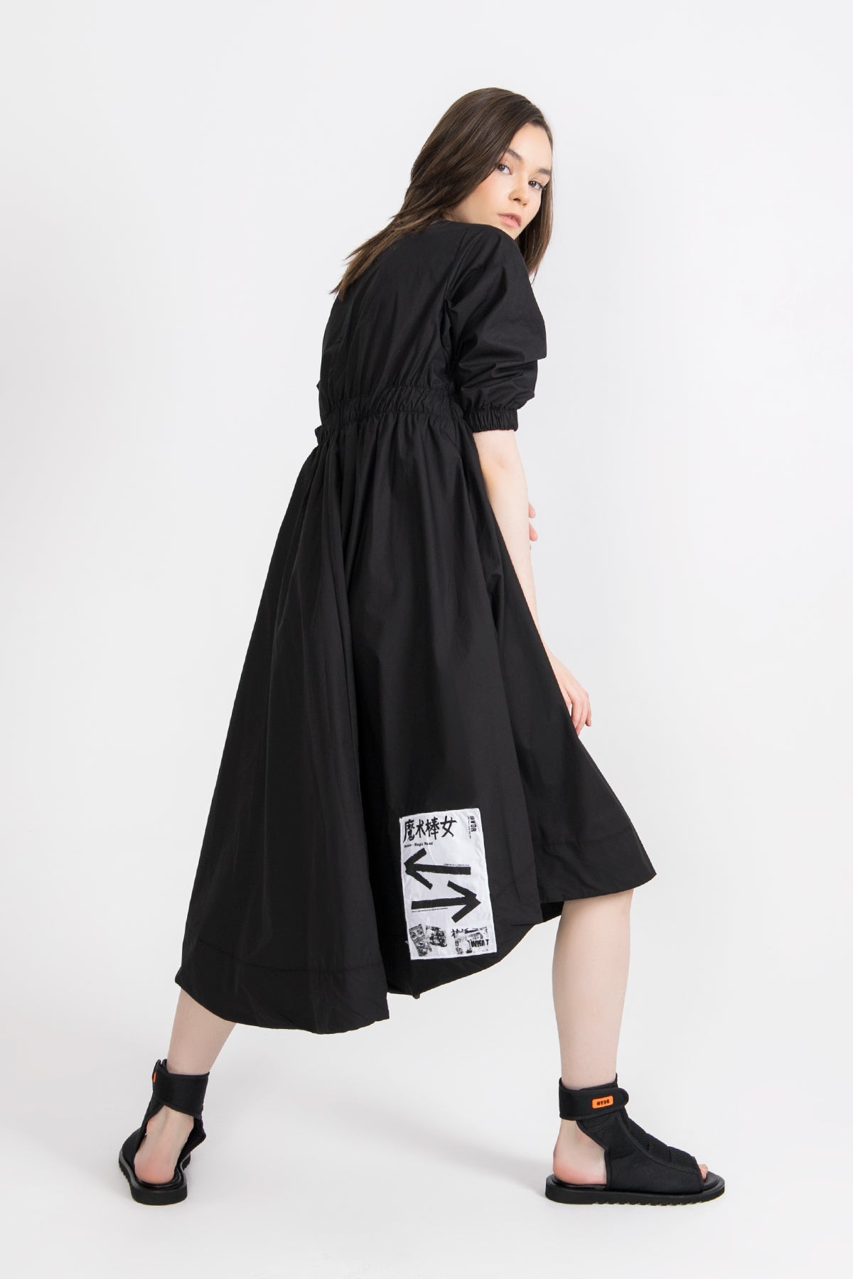 Siyah Elbise 9052