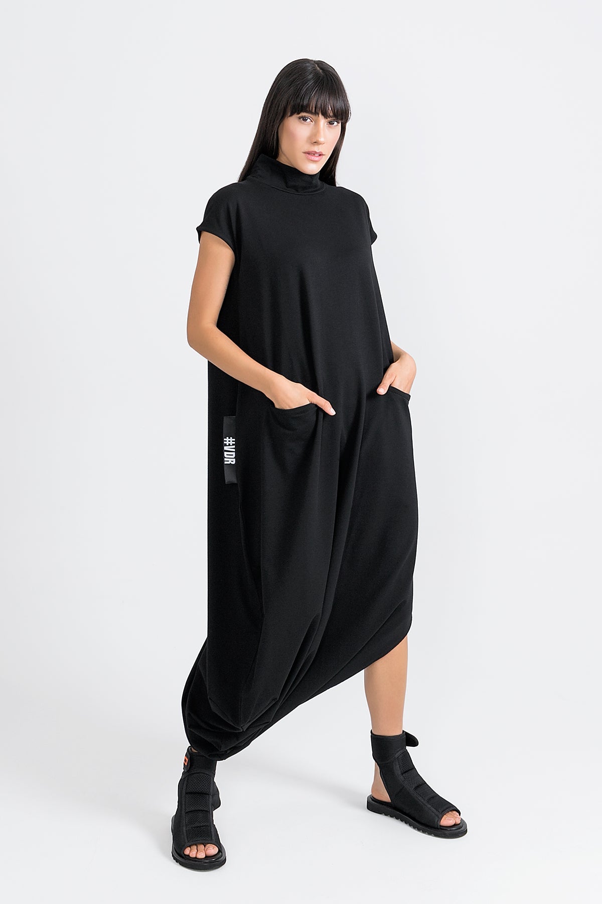 Siyah Elbise 9059
