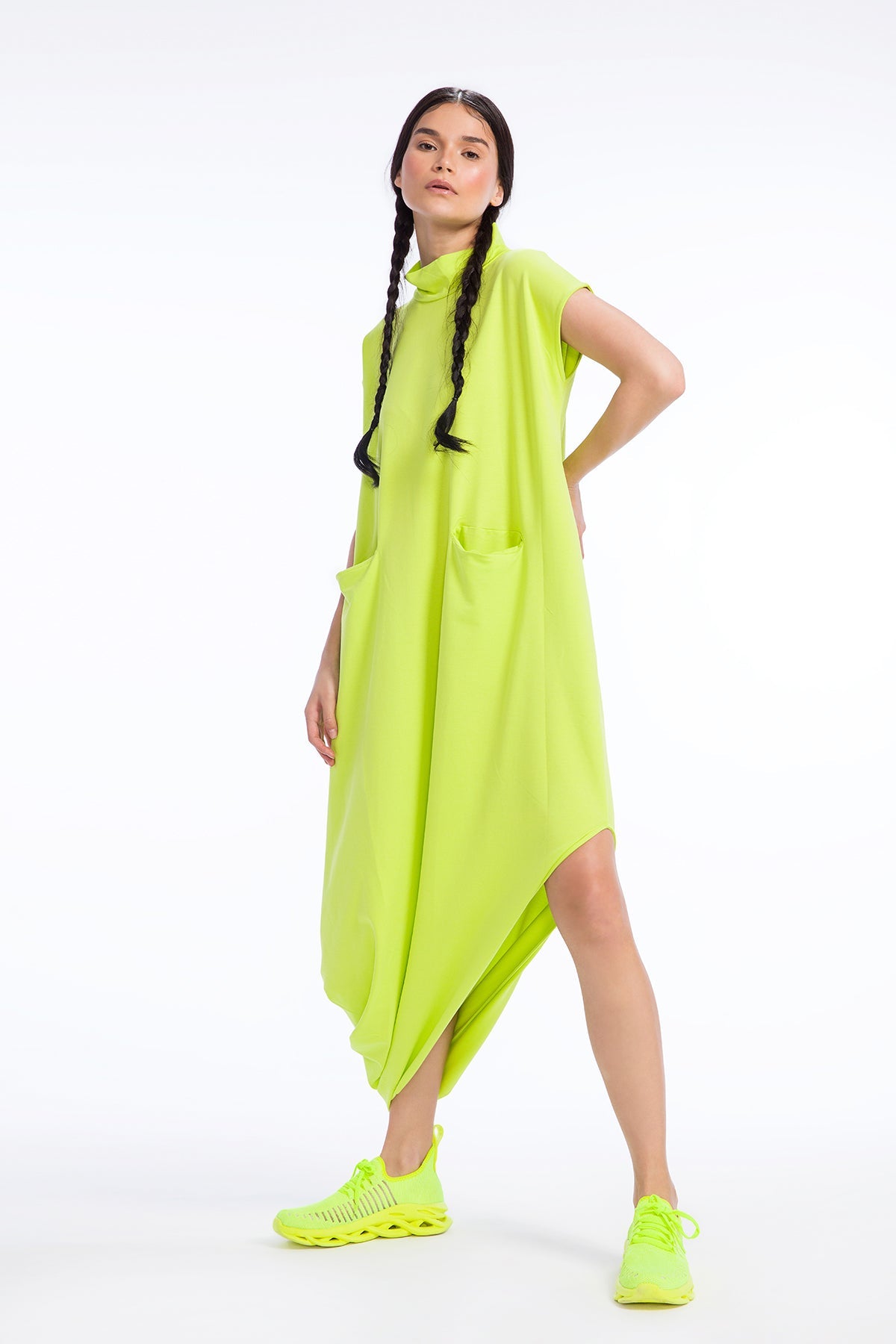 Açik Yesil Elbise 9059