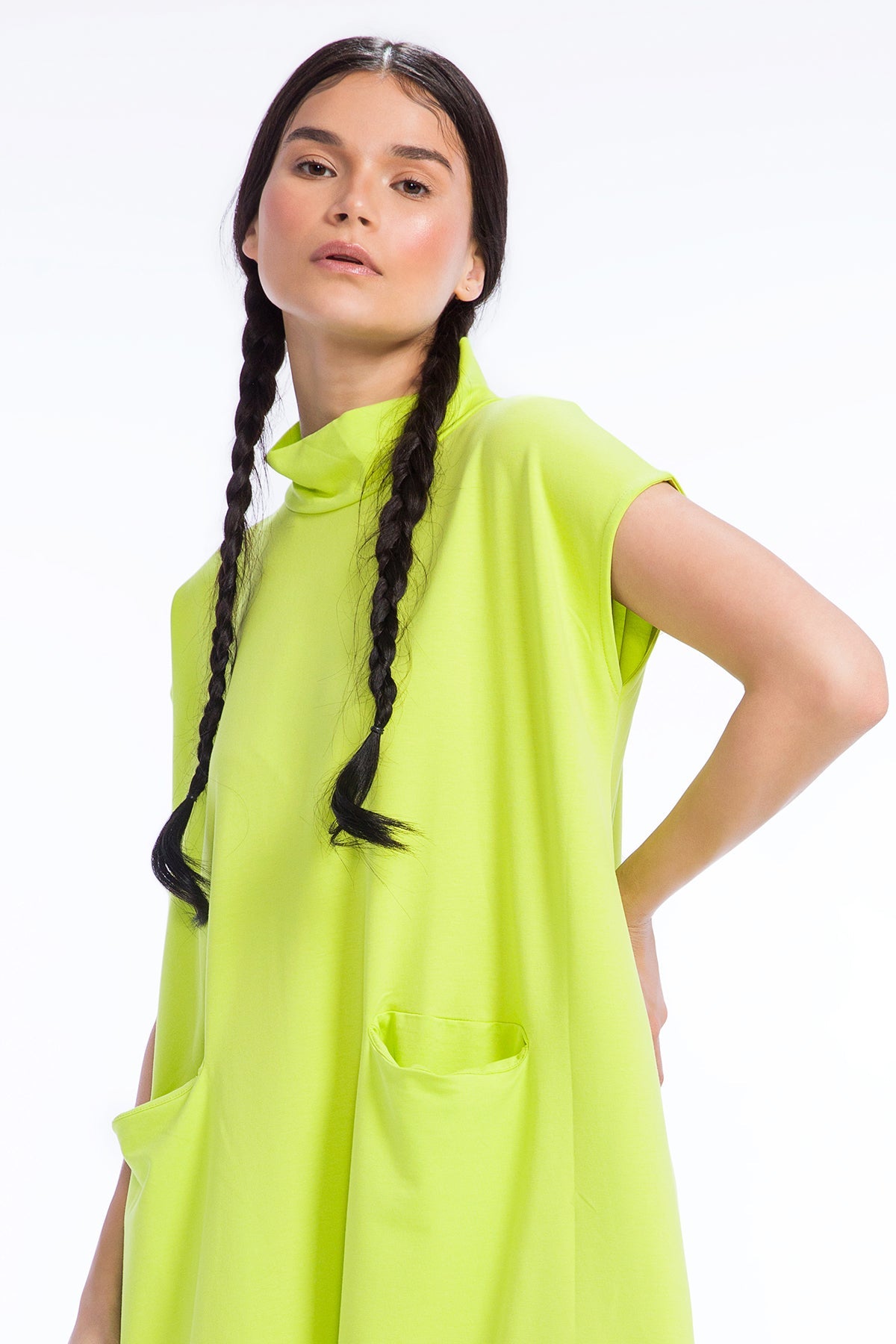 Açik Yesil Elbise 9059